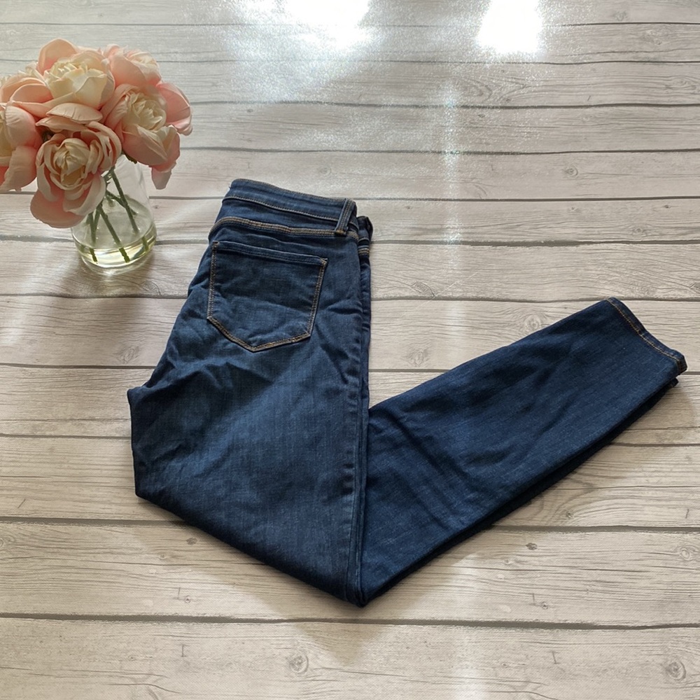 L’Agence Margot High Rise Skinny Jeans in Prime Blue Vintage Size 26